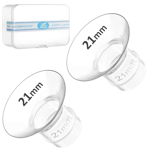 Image of Flange Insert 21mm, Compatible with S9/S12/S9Pro/S12Pro Wearable Breast Pump Parts Replace, Pump Shield/Flange Insert to Reduce 24mm Down to 21mm