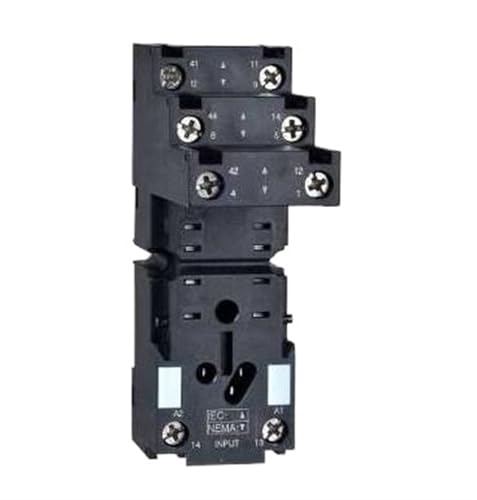 RXZE2S108M Prise pour relais RXM2 Schneider avec contact séparé 12 A et connecteur à vis