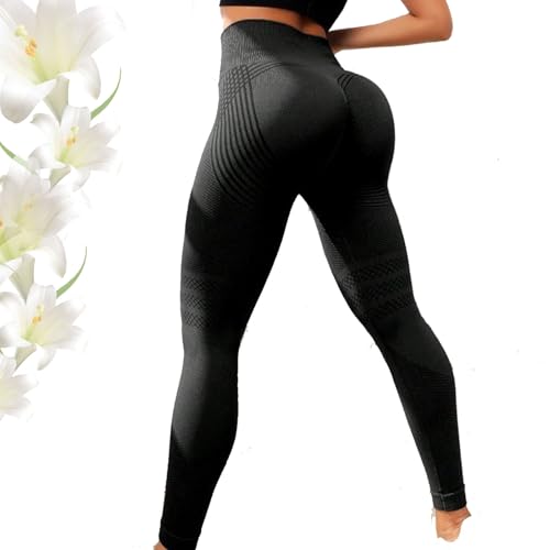 Resistance Band Plus Size 3D Leggings with Tummy Control