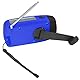 Kurbelradio Tragbare Notfallradio mit Handkurbel LED Taschenlampe, IPX3 Wasserdicht Solar Radio mit Laterne, USB Aufladung Weltempfänger, Powerbank Handy Ladegerät für Camping (Europäisches)