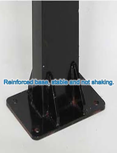 Borne de recharge au sol support en acier de 150 cm pour garage