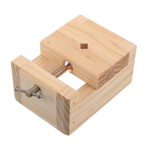 Operitacx Abrazadera Giratoria para Tallar Madera Mini, Herramienta de Banco de Trabajo para Grabado de Sellos, Prensa de Tallado de Piedra, Base Estable y Portátil para Manualidades