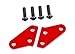 Traxxas 9636R - Aluminum Steering Block Arms (2), Red