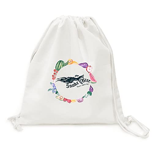 Sac en tissu pliable motif serpent pour courses de fruits et légumes au quotidien