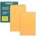 10x15 Clasp Envelopes – Brown Kraft Catalog Mailing Envelope with Clasp Closure & Gummed Seal – 28lb Heavyweight Manila Envelopes for Home, Office, Business, Legal or School – 100 Box (10x15)