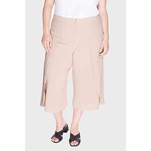 Calça Envelope Mississipi Plus Size Bege-48/50