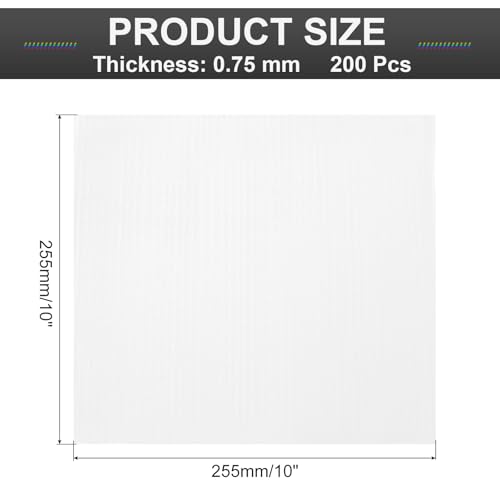 QUARKZMAN 200 Stück Schaumfolie Verpackungsmaterial, Schaumstoff Beutel Kissenschaumbeutel, Schaumstoffverpackung, Umzugsverpackung für Glas Möbel Porzellan und Geschirr (255mm x 255mm)
