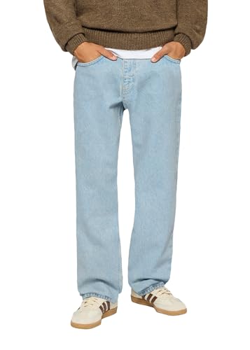 Burocs Basic Straight Fit Jeans - Blue - Jeans Herren - 5-Pocket-Style -...