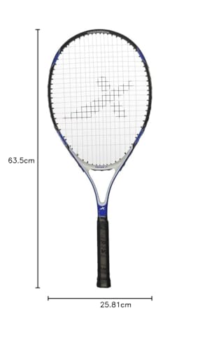 Image of Vector X VXT-1100 25 inch Aluminium Lawn Tennis Racquet for Adults & Kids, Lightweight, Durable & Beginner Tennis Racket Gear for Children, for Outdoor Game Play, Practice & Training (Red)+ Full Cover