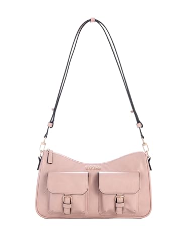 GUESS sac à épaule bandoulière Kassie Convertible Shoulder Bag Light Rose vieux rose