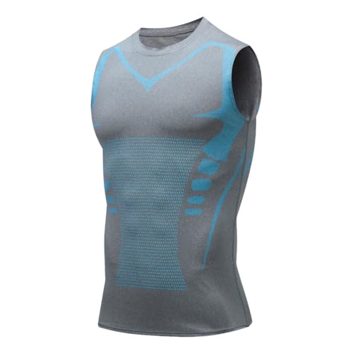 Lumoria Tshirt Ventre Plat 2.0,Lumoria Tee Shirt Perte De Poids,Veste Modelante Ionique Homme 2026,Taille Contrôle Ventre,Tissu Soie Glace Respirant,Vêtement...