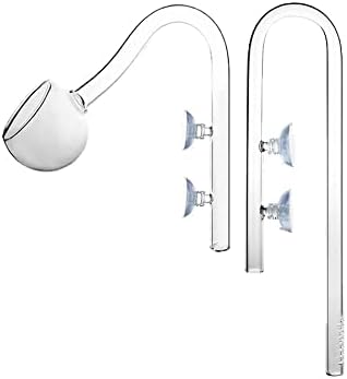 Sagar Aquarium Glass Lily Pipe Inlet Outlet Set Type B 16mm