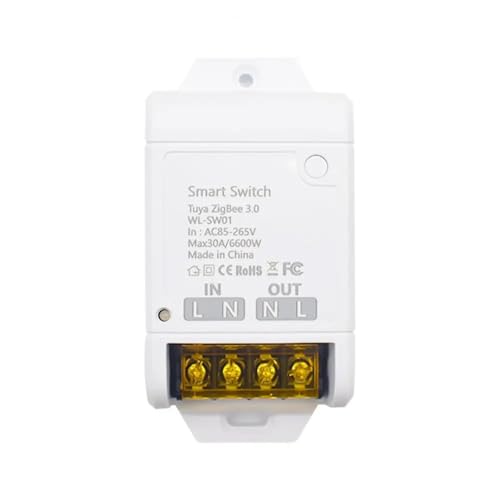 Image of MHCOZY Zigbee Smart Switch,30A High Power,App Remote Timer Home Automation,Compatible with Alexa(Tuya Zigbee Hub Needed)