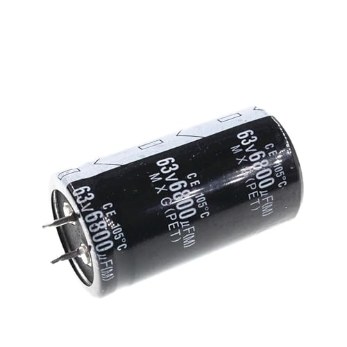 Condensateur électrolytique 6800uF 63V radial pour réparation électronique 25x40mm