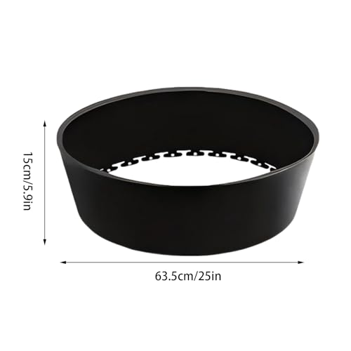 Bain de poussière pliable pour poulets : bac sans fond ajustable 64 cm pour basse-cour - 7