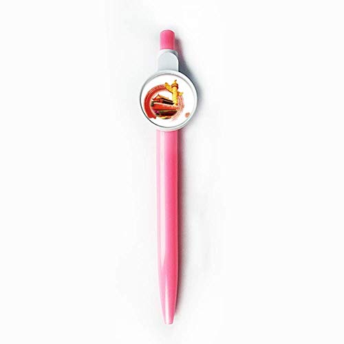 Stylo bleu à bille rétractable Tiananmen souvenir culturel