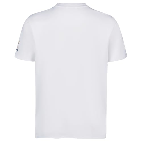 Image of Messi Men's Lifestyle Side Track Poly Tee, Standard Fit T-Shirt, Polyester & Spandex