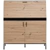 Vente-unique MALEDA Secretary Desk with desktop open