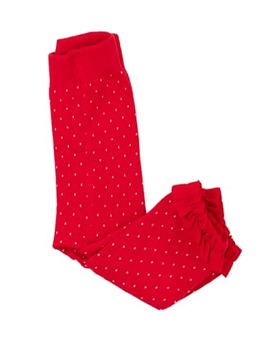 Image of RuffleButts Baby Girls Patterned Footless Ruffled Tights - Ruffle Tights | For Female Infants And Toddlers, Everyday Wear, Special Occasion Outfits, Layering Essential