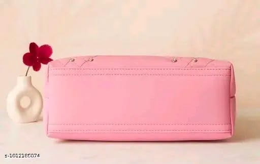 Image of Trendy Fancy Handbag for Women Pink Tote Bag