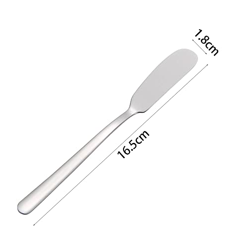 4Pcs Butter Knives Set Stainless Steel Butter Spreader Knife Cheese Knives Cream Spreader Spreader Knife for Cheese Cake Jam Dessert - Image 3