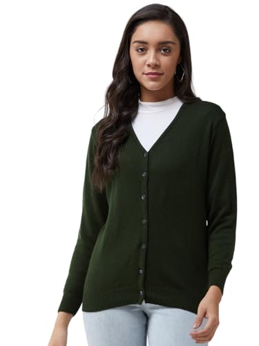 Image of Pivl Womens Winter Season V Neck Full Sleeves Sweater /Cardigan