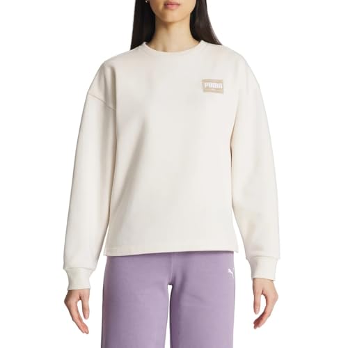 La mejor selección de Sudaderas sin capucha para Mujer favoritos de las personas. 47 PUMA - Sudadera de forro polar con cuello redondo para mujer (bronceado, XL), Beige Bronceado, X-Large