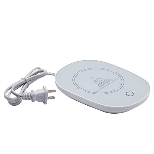 MODUODUO Coffee Mug Warmer Thermostat Coaster US Plug 110V Cup Heating mat for Beverage Tea Espresso Milk