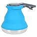 Jcevium Przenośny składany silikonowy czajnik na wodę 1,2 l dzbanek na wodę na zewnątrz kemping podróż piesze wędrówki kuchnia narzędzia herbata kawa czajnik