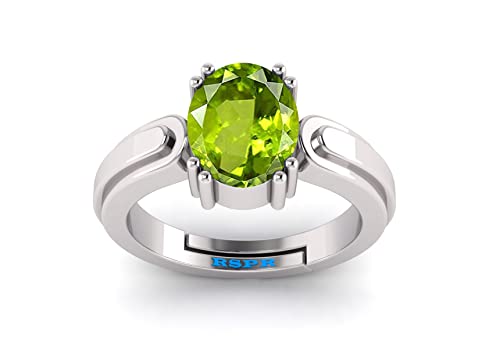 Bague réglable péridot vert 4,60 carats, l'accessoire idéal du bureau aux soirées