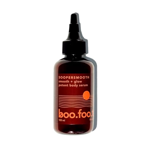 Image of Boofootel SOOPERSMOOTH Body Serum for Bumpy Skin, Dark Spots & Pigmentation | Glycolic Acid, Lactic Acid, Vitamin C, Niacinamide | Body Brightening & Dark Spot Serum | Smooth, Even Skin Tone & Ingrown Hair Treatment | 100g