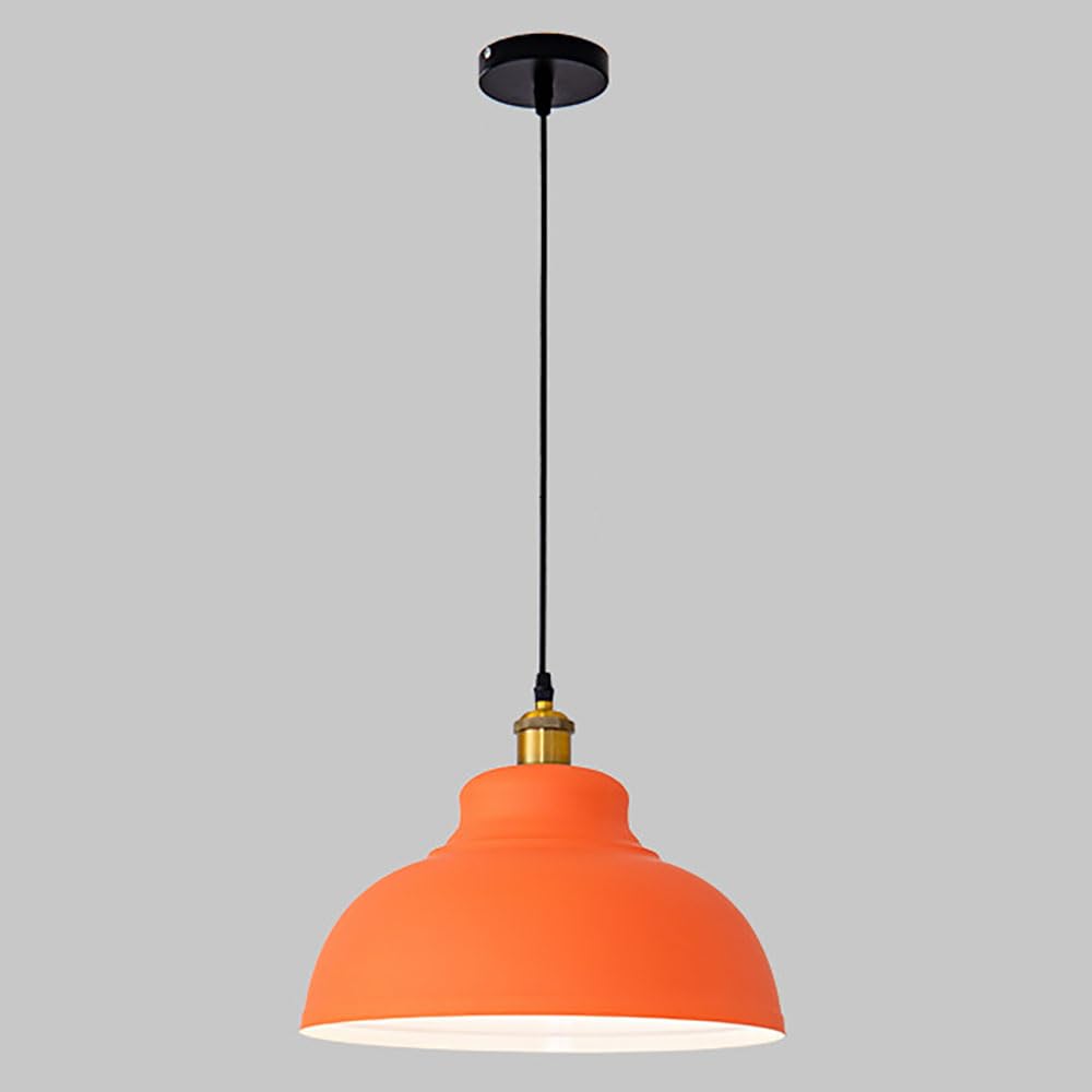 FZQSXAZU Chandelier Kitchen Pendant hts Over Island Vintage Dome hting Fixtures Hanging Ceiling Lamp Retro Industrial E27 Single