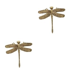 Doitool Libelle 2 Stk Schubladenknöpfe Gold