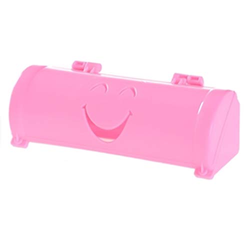 Smile Face Kitchen Hanging Style Non-trace Sticky Trash Bag Storage box