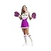 Hooshing 24PCS Hot Pink Metallic Pom Poms Cheerleading Cheer Pompoms with Plastic Handles for Team Sports Party Dance