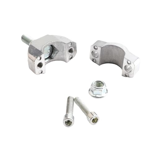 Soporte elevación manillar con abrazadera cónica de 22mm para mini cross de 49cc 6