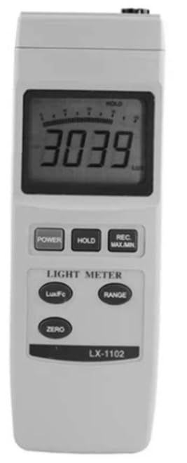 LX1102 Digital Light Meter Lux Luminometer 400000Lux5Ranges