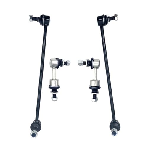 Kit de suspensión de 4 enlaces de extremo de barra estabilizadora delantera y trasera compatible con HYUNDAI SONATA 2011, 2012, 2013 y 2014
