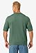 KingSize Men's Big & Tall No Tuck Sweater Polo - L, Dark Ivy