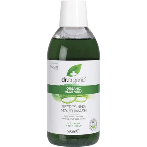 Dr.Organic Enjuague Bucal Aloe Vera Organico 500 ml