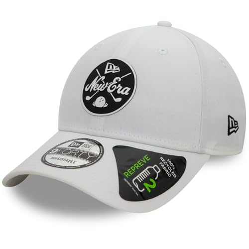 Casquette New Era 9Forty Strapback Repreve Mono Blanc en tissu écologique monochrome