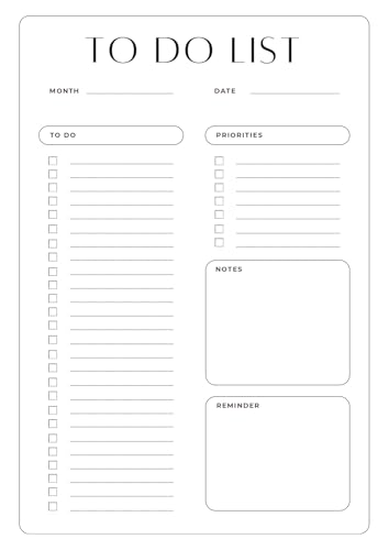 Image of Dry-Erase to Do List Planner, Reusable with Adhesive Backing, 10x15 Inch, to Do, Priorities and Notes Layout