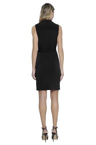 Image of Donna Morgan Women's Sleeveless V-Neck Wrap Dress for Women | Casual and Summer Dresses for Women