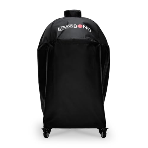 Kamado BONO BBQ - Barbacoa Grande XXL con 6 accesorios - Ø 64 cm Kamado Barbacoa con Accesorios - Parrilla ahumador rojo en la terraza, balcón o jardín - imagen 6