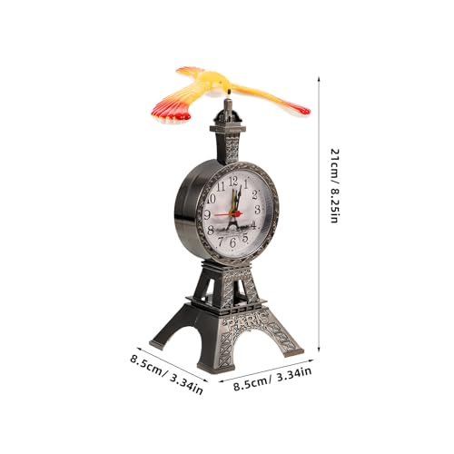 Reloj despertador retro decorativo Torre Eiffel vintage, regalo ideal de mesa 3
