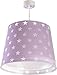 Dalber Lampada da soffitto per Bambini, Stelle Malva, Lilla 60 W
