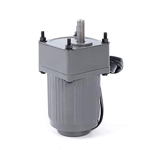 110V AC Gear Motor with Speed Controller, Variable Speed Gear Motor Single-Phase High Torque Adjustable Gear Reduction Motor 0-54RPM 15W 25K(Reduction Ratio 1:25)