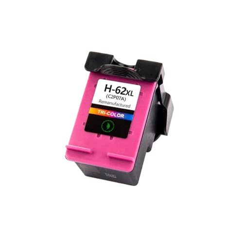 Cartuccia dinchiostro a colori rigenerato 62XL compatibile con 62 per stampanti 5640 Officejet 5740 e 57421PCS 62XL COLORS