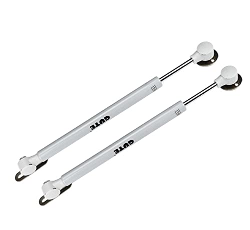 Produktbild von 2 Gasdruckfedern – 100 N (10 Kg) Hubkraft, 268 Mm Länge – Für Möbeltüren & Klappen