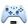 GameSir Nova Lite Controlador sem fio 2.4g para PC com Windows, iPhone, Android, Switch e Steam Deck, Controle Bluetooth Gamepad com gatilho de efeito Hall, Turbo, vibração Rumble (azul)
